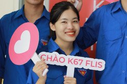 2  Ảnh đón Tân sinh viên K67 Khoa Thông tin   Thư viện