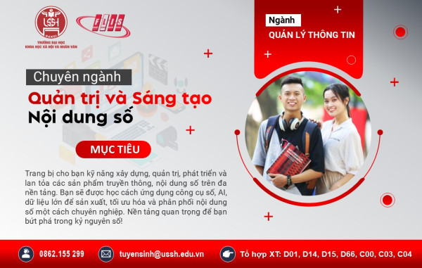 Quản trị & Sáng tạo nội dung số - Kiến tạo nội dung, dẫn dắt xu thế!