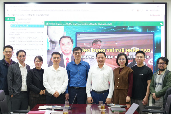 VNU-USSH: Tiên phong trong phát triển bài giảng điện tử MOOC