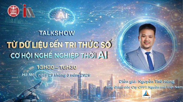 [Talkshow] Từ dữ liệu đến tri thức số, cơ hội nghề nghiệp thời AI: Mở ra góc nhìn mới về nghề nghiệp trong kỷ nguyên số