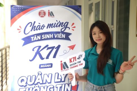 Chào mừng các bạn tân sinh viên K71 đến với mái nhà Quản trị thông tin
