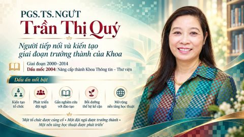 PGS.TS.NGƯT Trần Thị Quý – Người tiếp nối và kiến tạo giai đoạn trưởng thành của Khoa