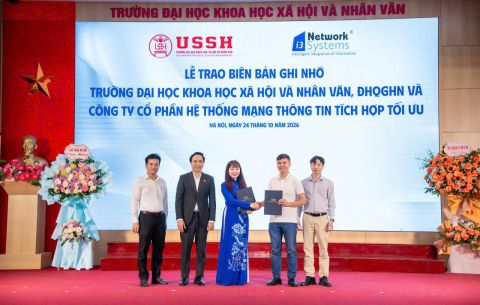 Tăng cường học liệu số, AI và trải nghiệm thực tiễn qua hợp tác USSH – i3 Network Systems