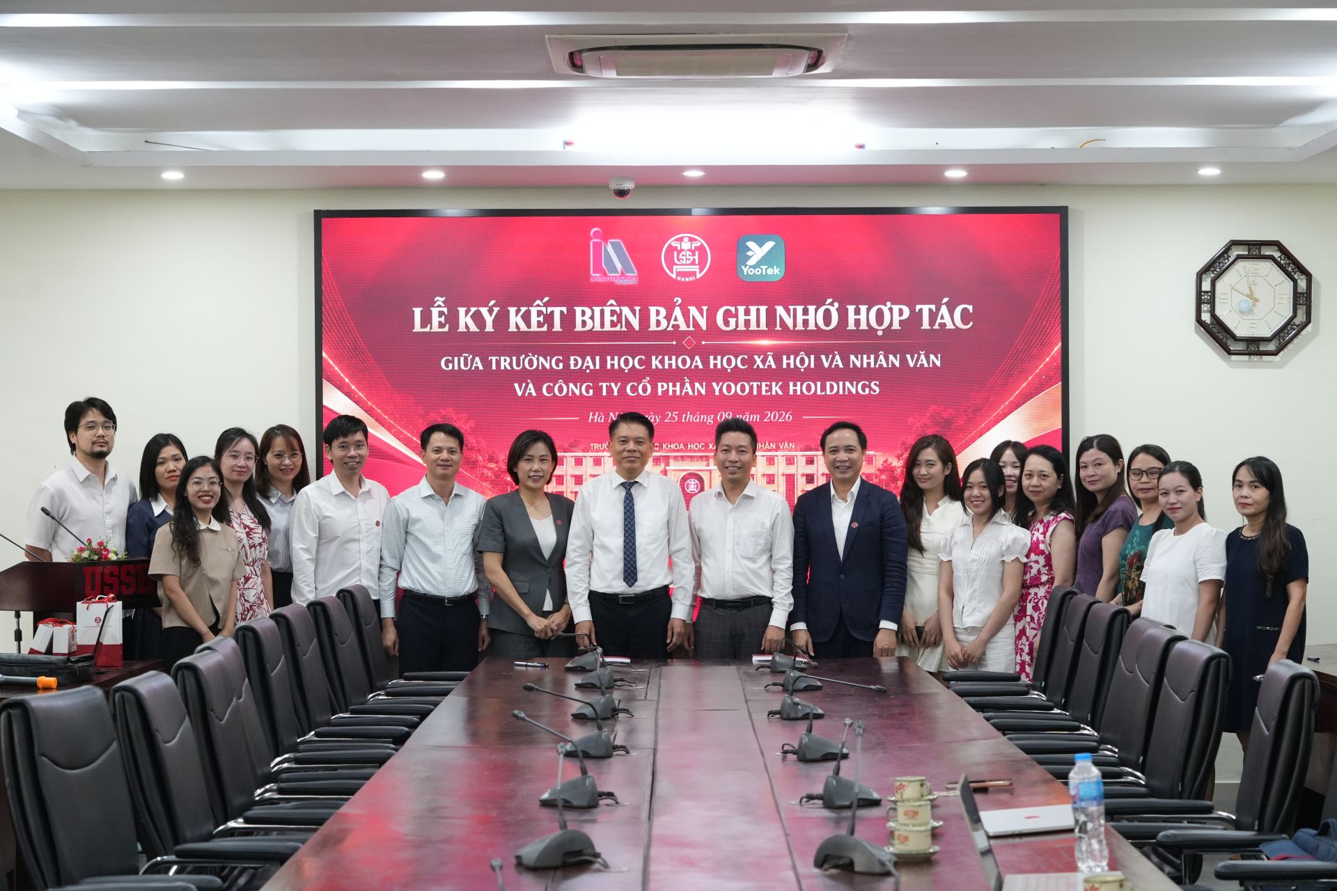 Khoa Quản trị thông tin và YooTek Holdings thúc đẩy hợp tác trong giáo dục số, Nhân văn số và phát triển nguồn nhân lực