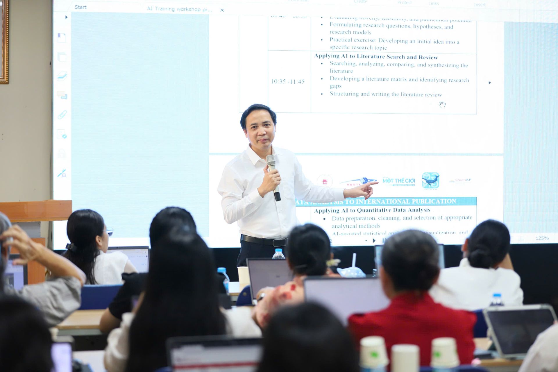 Từ ý tưởng đến công bố quốc tế: Workshop về AI mở đầu chuỗi hoạt động Open Futures 2026